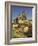 Castle on Skyline and Village Houses, Frias, Castile Leon, Spain, Europe-Michael Busselle-Framed Photographic Print