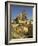Castle on Skyline and Village Houses, Frias, Castile Leon, Spain, Europe-Michael Busselle-Framed Photographic Print