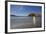 Castle Point Lighthouse in the Moonlight, Wellington, North Island, New Zealand-Rainer Mirau-Framed Photographic Print