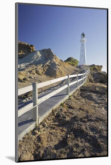 Castle Point Lighthouse, Wellington, North Island, New Zealand-Rainer Mirau-Mounted Photographic Print