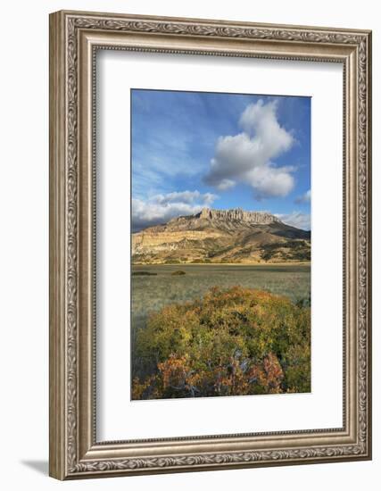 Castle Reef Mountain. Rocky Mountain front ranges near Augusta, Montana.-Alan Majchrowicz-Framed Photographic Print
