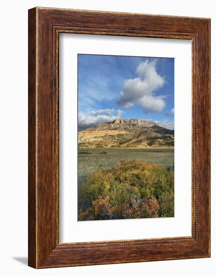 Castle Reef Mountain. Rocky Mountain front ranges near Augusta, Montana.-Alan Majchrowicz-Framed Photographic Print