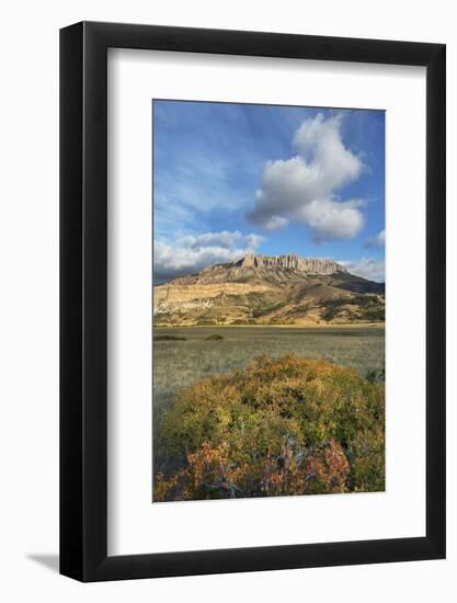 Castle Reef Mountain. Rocky Mountain front ranges near Augusta, Montana.-Alan Majchrowicz-Framed Photographic Print