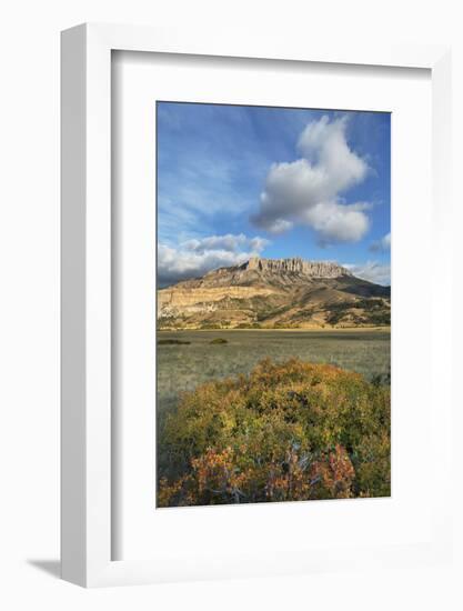 Castle Reef Mountain. Rocky Mountain front ranges near Augusta, Montana.-Alan Majchrowicz-Framed Photographic Print