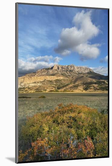 Castle Reef Mountain. Rocky Mountain front ranges near Augusta, Montana.-Alan Majchrowicz-Mounted Photographic Print