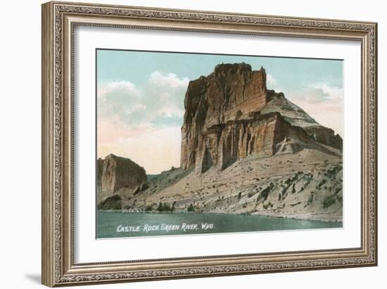 Castle Rock, Wyoming-null-Framed Art Print