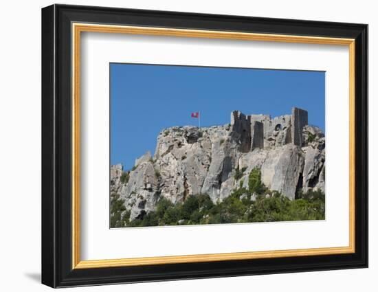 Castle Ruin in the Rocks of the Hill Village of Les Baux-De-Provence, Provence, France, Europe-Martin Child-Framed Photographic Print