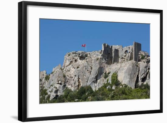 Castle Ruin in the Rocks of the Hill Village of Les Baux-De-Provence, Provence, France, Europe-Martin Child-Framed Photographic Print