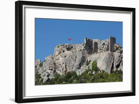 Castle Ruin in the Rocks of the Hill Village of Les Baux-De-Provence, Provence, France, Europe-Martin Child-Framed Photographic Print