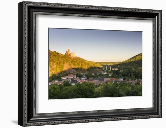 Castle Ruin Senftenberg and Place with Parish Church, Austria-Volker Preusser-Framed Photographic Print