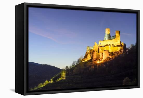 Castle Ruin Senftenberg, Austria-Volker Preusser-Framed Premier Image Canvas