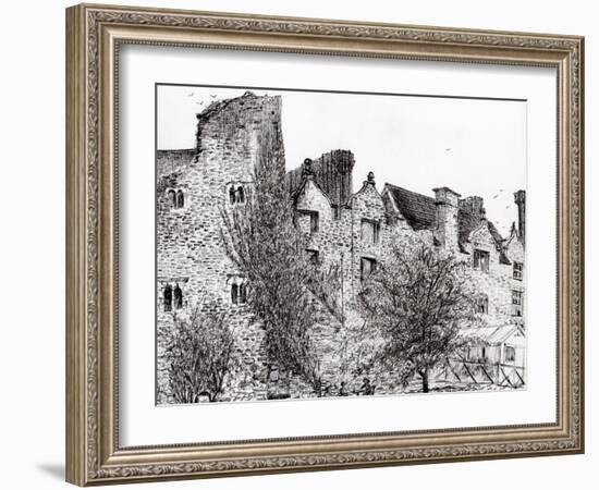 Castle Ruins at Hay on Wye, 2007-Vincent Alexander Booth-Framed Giclee Print