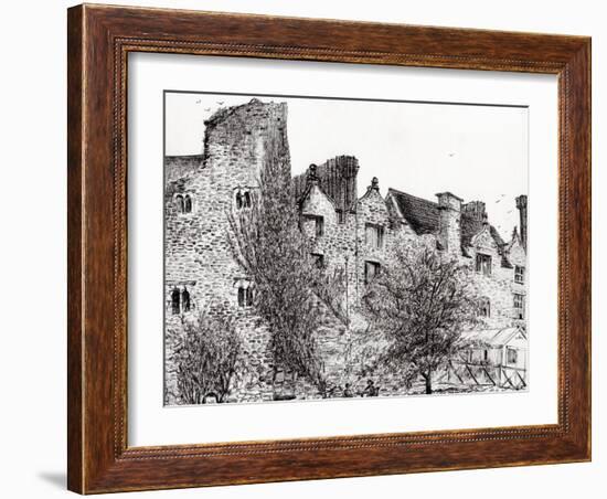 Castle Ruins at Hay on Wye, 2007-Vincent Alexander Booth-Framed Giclee Print