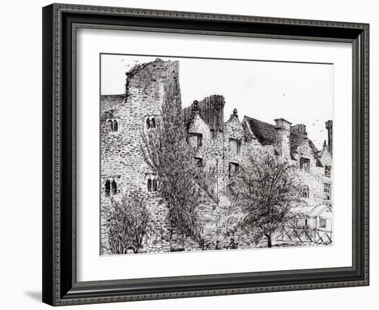 Castle Ruins at Hay on Wye, 2007-Vincent Alexander Booth-Framed Giclee Print