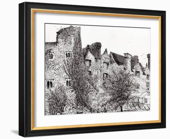 Castle Ruins at Hay on Wye, 2007-Vincent Alexander Booth-Framed Giclee Print