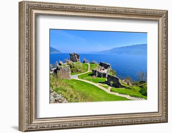 Castle Ruins at Loch Ness-Jeni Foto-Framed Photographic Print