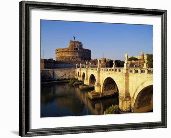 Castle San Angelo, Rome, Italy-Hans Peter Merten-Framed Photographic Print