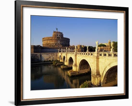 Castle San Angelo, Rome, Italy-Hans Peter Merten-Framed Photographic Print