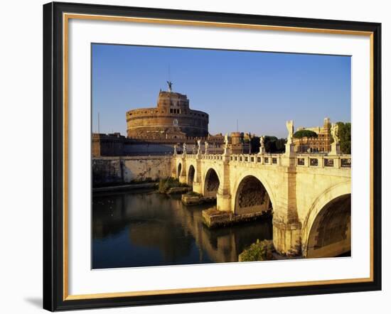 Castle San Angelo, Rome, Italy-Hans Peter Merten-Framed Photographic Print