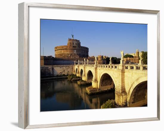 Castle San Angelo, Rome, Italy-Hans Peter Merten-Framed Photographic Print