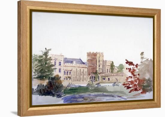 Castle Seen Through Trees, C1864-1930-Anna Lea Merritt-Framed Premier Image Canvas