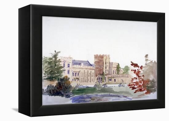 Castle Seen Through Trees, C1864-1930-Anna Lea Merritt-Framed Premier Image Canvas