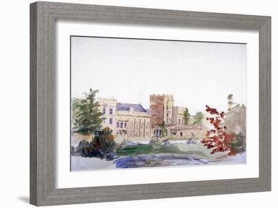 Castle Seen Through Trees, C1864-1930-Anna Lea Merritt-Framed Giclee Print