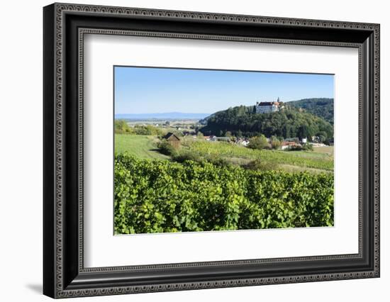 Castle Sitzenberg and Vineyards, Austria-Volker Preusser-Framed Photographic Print