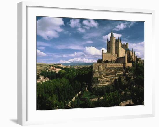 Castle, Spain-Mitch Diamond-Framed Photographic Print