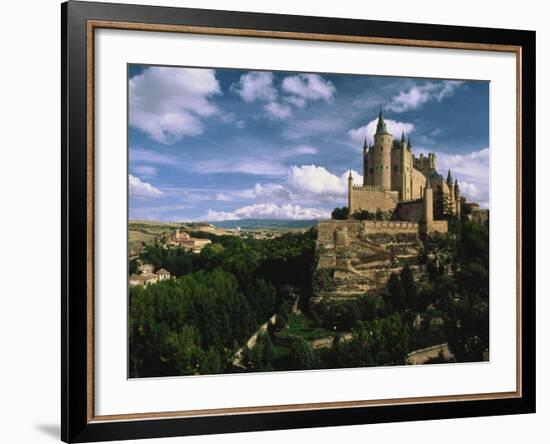 Castle, Spain-Mitch Diamond-Framed Photographic Print