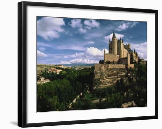 Castle, Spain-Mitch Diamond-Framed Photographic Print