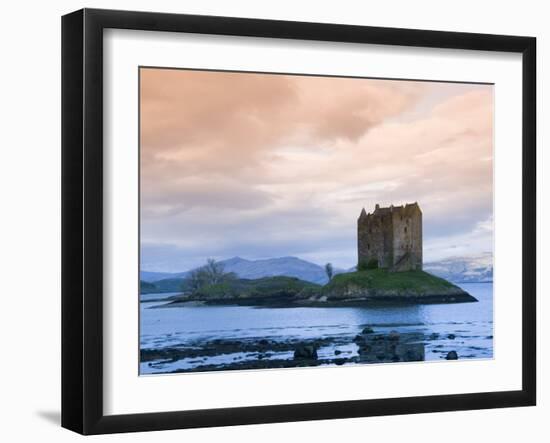 Castle Stalker, Near Port Appin, Argyll, Highlands, Scotland, United Kingdom, Europe-Richard Maschmeyer-Framed Photographic Print