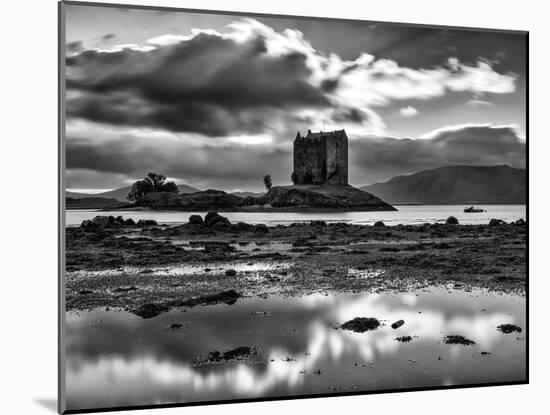 Castle Stalker on loch Laich, Argyll and Bute, Scotland-Nadia Isakova-Mounted Photographic Print