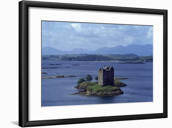 Castle Stalker on Loch Laich, Scotland, UK-null-Framed Giclee Print