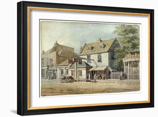 Castle Tavern, Old Kent Road, London, C1830-George Scharf-Framed Giclee Print