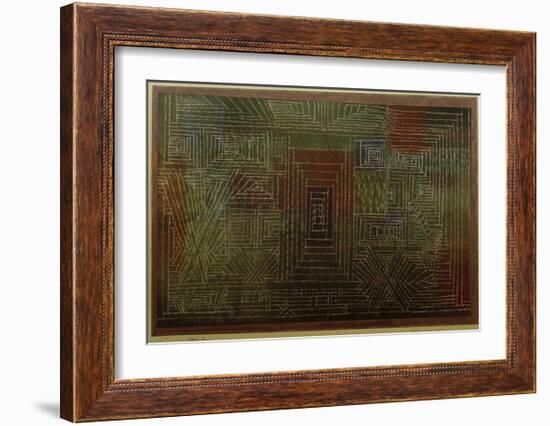 Castle To Be Built in the Forest-Paul Klee-Framed Giclee Print