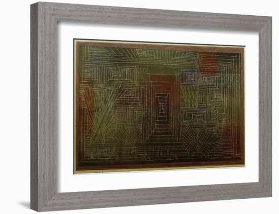 Castle To Be Built in the Forest-Paul Klee-Framed Giclee Print