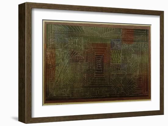 Castle To Be Built in the Forest-Paul Klee-Framed Giclee Print