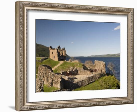 Castle Urquhart. Loch Ness, Highlands, Scotland, United Kingdom, Europe-Richard Maschmeyer-Framed Photographic Print