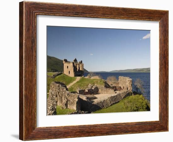 Castle Urquhart. Loch Ness, Highlands, Scotland, United Kingdom, Europe-Richard Maschmeyer-Framed Photographic Print