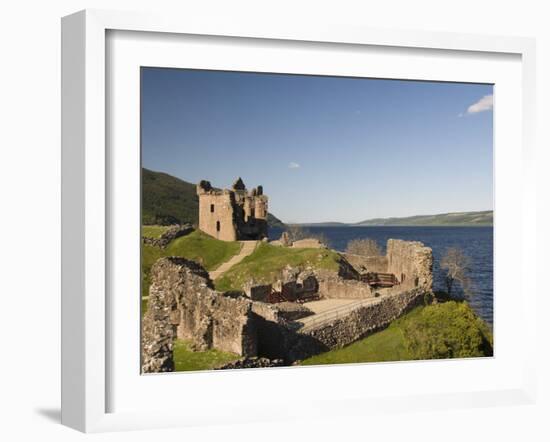 Castle Urquhart. Loch Ness, Highlands, Scotland, United Kingdom, Europe-Richard Maschmeyer-Framed Photographic Print
