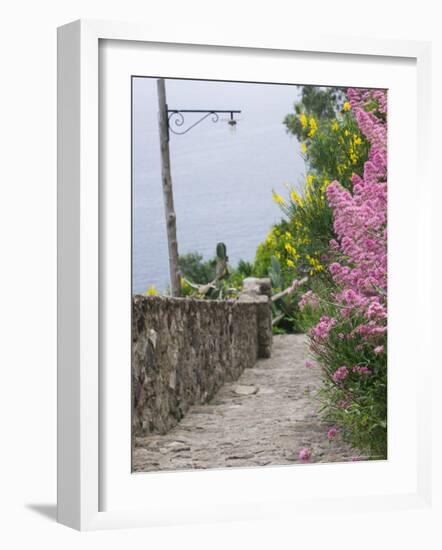 Castle Walkway of 15th Century Castello Aragonese, Ischia, Campania, Italy-Walter Bibikow-Framed Photographic Print