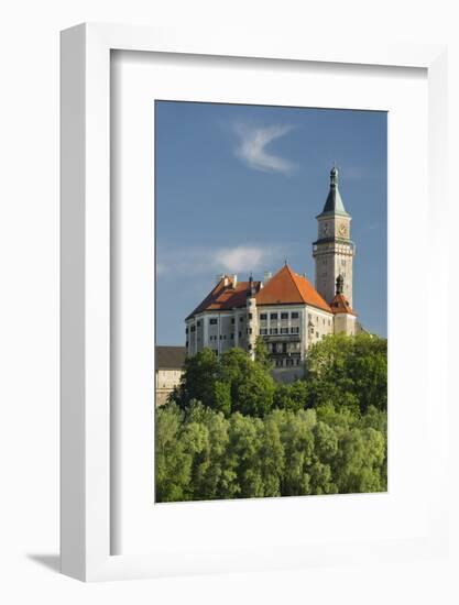 Castle Wallsee, the Danube, Austria-Rainer Mirau-Framed Photographic Print