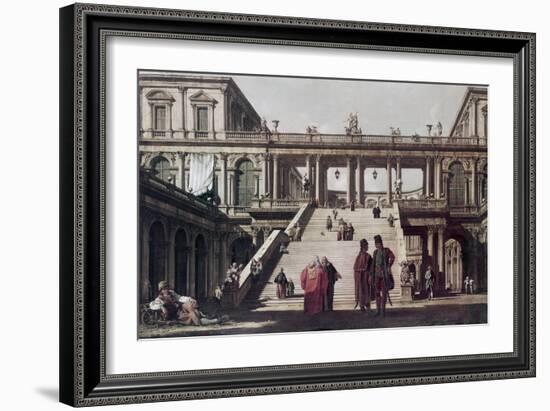 Castle Yard-Canaletto-Framed Giclee Print