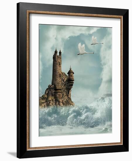 Castle-justdd-Framed Art Print