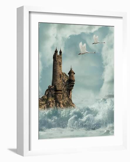 Castle-justdd-Framed Art Print