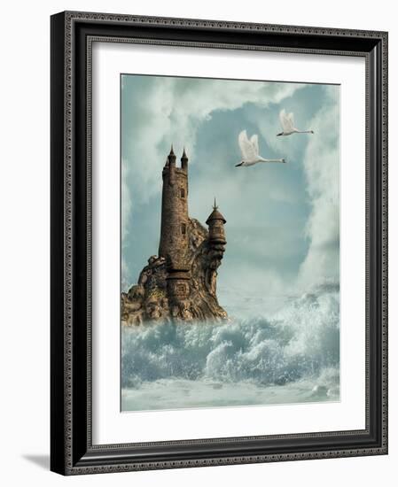 Castle-justdd-Framed Art Print