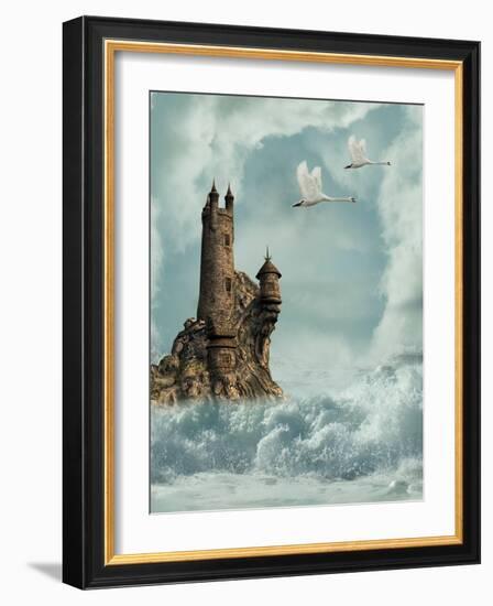 Castle-justdd-Framed Art Print