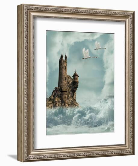 Castle-justdd-Framed Art Print