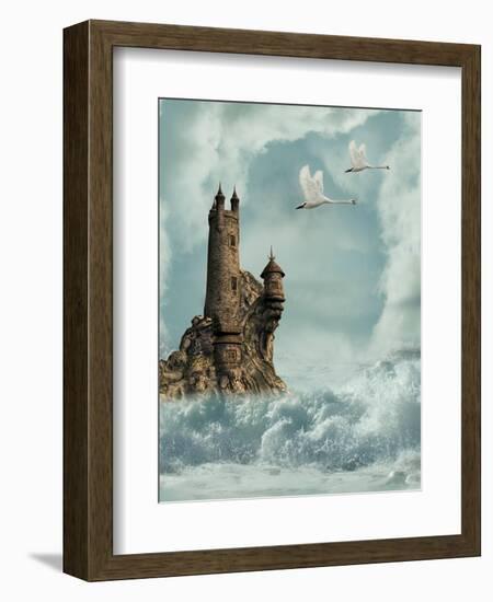 Castle-justdd-Framed Art Print